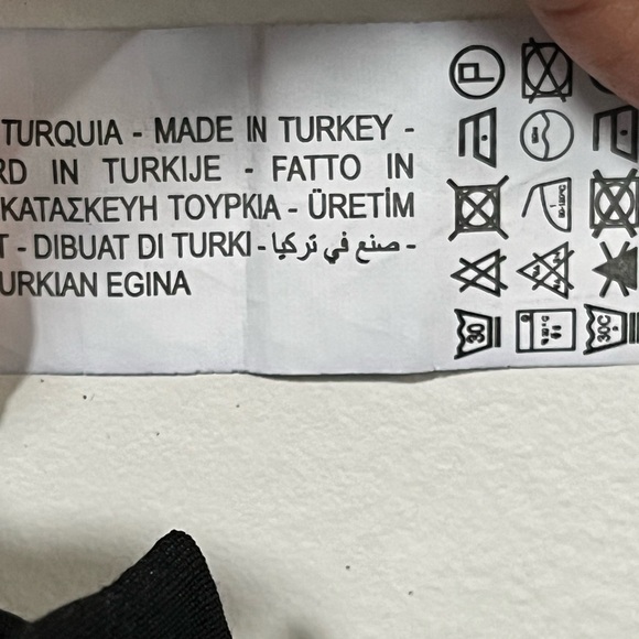 Zara Black Floral Skinny Pants - Size M - Picture 4 of 12